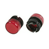 Jelzőlámpa fej darukapcsolóhoz kerek piros magas 1-lámpa fekete 22mm-átmérő Harmony XAC Schneider