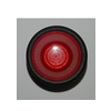 Jelzőlámpa fej F…foglalathoz kerek piros magas fekete műanyag-előlapgyűrű L2-rt-sw VA Elektronika