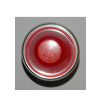 Jelzőlámpa fej F…foglalathoz kerek piros magas króm fém-előlapgyűrű IP65 L2-rt VA Elektronika