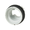 Jelzőlámpa fej kerek lapos 1-lámpa króm műanyag-előlapgyűrű 22mm-átmérő IP67 M22-L-X EATON