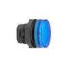 Jelzőlámpa fej LED-hez kerek kék magas 1-lámpa fekete műanyag-előlapgyűrű Harmony  XB5 Schneider