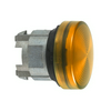 Jelzőlámpa fej LED-hez kerek narancs magas 1-lámpa króm fém-előlapgyűrű Harmony XB4 Schneider