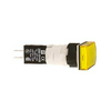 Jelzőlámpa kompakt műa. d16 1x LED sárga 12-24V AC/DC téglalap lapos Harmony XB6 Schneider