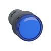 Jelzőlámpa kompakt műa. d22 1x LED kék 110V AC kerek lapos csavaros Harmony EasySeries Schneider