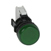 Jelzőlámpa kompakt műa. d22 1x LED zöld 195.5-264.5V AC kerek lapos Osmoz L22 LEGRAND