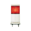 Jelzőoszlop kompakt piros 1x villanó folytonos villogó +hang 24V AC/DC Harmony XVC Schneider
