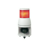Jelzőoszlop kompakt piros 1x villanó folytonos villogó +hang 24V AC 100mm/ Harmony XVC Schneider