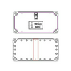 Kábelátvezető/-elosztószekrény (méretlen) csoportos mérőhelyhez  PVT 1530 FO-CS Csatári Plast