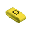 Kábeljelölő (D) rácsúsztatható 16-500mm2 műanyag sárga CLI M 2-4 GE/SW D MP Weidmüller