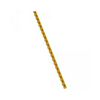 Kábeljelölő (F) műanyag sárga bepattintó Duplix LEGRAND