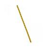Kábeljelölő (P) műanyag sárga bepattintó Duplix LEGRAND