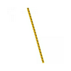 Kábeljelölő (S) műanyag sárga bepattintó Duplix LEGRAND