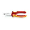 Kábelköpeny eltávolító fogó 61HRC vágás 2,2/3,2mm csupaszolás 0.75-2.5mm körvágó KNIPEX