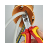 Kábelköpeny eltávolító fogó 61HRC vágás 2,2/3,2mm csupaszolás 0.75-2.5mm körvágó KNIPEX