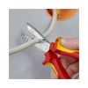 Kábelköpeny eltávolító fogó 61HRC vágás 2,2/3,2mm csupaszolás 0.75-2.5mm körvágó KNIPEX