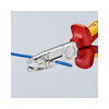 Kábelköpeny eltávolító fogó 61HRC vágás 2,2/3,2mm csupaszolás 0.75-2.5mm körvágó KNIPEX