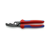 Kábelolló Cu/Al-hoz kettős vágóél mechanikus egykezes 20mm-max. kábelátmérő 70mm2-max. VDE KNIPEX