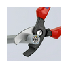 Kábelolló Cu/Al-hoz kettős vágóél mechanikus egykezes 20mm-max. kábelátmérő 70mm2-max. VDE KNIPEX