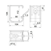Kábelösszefogó kezeletlen 70-db NYM3x1,5-hez 2031 M 70 A2 OBO-BETTERMANN
