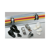 Kábelrögzítő bilincs P-clip (100db) 1-kábel/cső 20.6mm-átmérő ALU13-AL-NA Hellermann Tyton