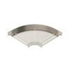 Kábeltálca 90° idom 400mm x 600mm-mag. 90° rozsda- és savmentes acél nemesacél RB 90 640 A2 OBO-BETTERMANN