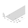 Kábeltálca fedél lépésálló 205mm-sz 3000mm x szalaghorganyzott fordítóreteszes RDVSRSL 200 Niedax