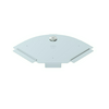 Kábeltálca irányváltó idom fedél vízszintes 90° acél 100mm x 158mm x RBD 90 100 DD OBO-BETTERMANN