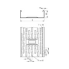 Kábeltálca perforált 3m acél szalaghorganyzott 60mm 400mm x 3000mm DKS 640 FS OBO-BETTERMANN