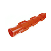 Kábelvédő-félcső 1m/szál tokozott 125mm/ kívül-belül sima piros merev KSHR 125/120 Dietzel