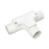 Kábelvédőcső T-idom merev fehér 25mm/ műanyag PVC kezeletlen homokzáró IT25 Dietzel