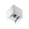 LED homlokzatvilágító fel-le kocka 1x 7W 220-240V AC 500lm 4000K IP54 REKA LED EL 7W-L-W KANLUX