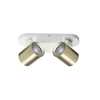 Kanlux 38965 LAURIN EL-2I W-G GU10 fehér/arany spot 2*GU10 IP20