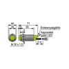 Kapacitív közelítésérzékelő M30 fém nyitó 15mm-hatótáv PNP 10-30VDC-működtetés NIMET Nivelco