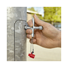 Kapcsolószekrény kulcs multifunkciós 7profil keresztkulcs 2bit 76mm univerzális KNIPEX