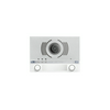 Kaputábla modul előlap 2Voice audio-video modulra 2-gombos 1083/48-hoz 2-egység acél Alpha URMET