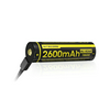 Kellék akkumulátor USB-s 2A 3.6V 2600mAh Lítium-ion 18650 NITECORE