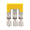 Keresztösszekötő 4mm2 sorkapocshoz (RK2,5-4,KBL2,5-4) 3P szigetelt sárga QI 3 YE CONTA-CLIP