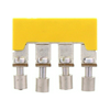 Keresztösszekötő 10mm2 sorkapocshoz (RK6-10,KBL6-10) 4P szigetelt sárga QI 4 YE CONTA-CLIP