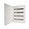 Kiselosztó PE/N-sínnel acél 3x 24M falonkívüli fehér IP30 teli ajtó BF-O-3/72-C EATON