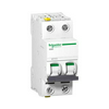Kismegszakító 2P 16A C-jelleg 400V AC/DC 10kA/60898 30kA/60947 Acti9 iC60H Schneider