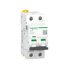 Kismegszakító 2P 32A C-jelleg 400V AC/DC 6kA/60898 10kA/60947 Acti9 iC60N Schneider