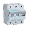Kismegszakító 3P 100A B-jelleg 415V AC 10kA/60898 10kA/60947 HLES Hager