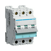 Kismegszakító 3P 16A D-jelleg 400V AC 10kA/60898 30kA/60947 NDN Hager