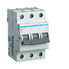 Kismegszakító 3P 25A B-jelleg 400V AC 6kA/60898 3M MB Hager