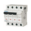Kismegszakító 3P+N 25A D-jelleg 230V AC 6kA/60898 4M PL6-D25/3N EATON