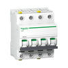 Kismegszakító 4P 13A C-jelleg 400V AC/DC 6kA/60898 20kA/60947 Acti9 iC60N Schneider