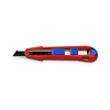Behúzható pengéjű kés (sniccer) univerzális 165mm-hossz egyenes CutiX KNIPEX