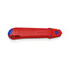 Behúzható pengéjű kés (sniccer) univerzális 165mm-hossz egyenes CutiX KNIPEX