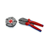 Krimp fogó saruhoz/érvéghüvelyhez 0.5-6mm2 ovális-présforma mechanikus MultiCrimp KNIPEX