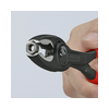 Markolófogó d4..22mm  csőhöz/kulcsnyíláshoz piros 22mm-max. átfogás 5-poz. 200mm TwinGrip KNIPEX